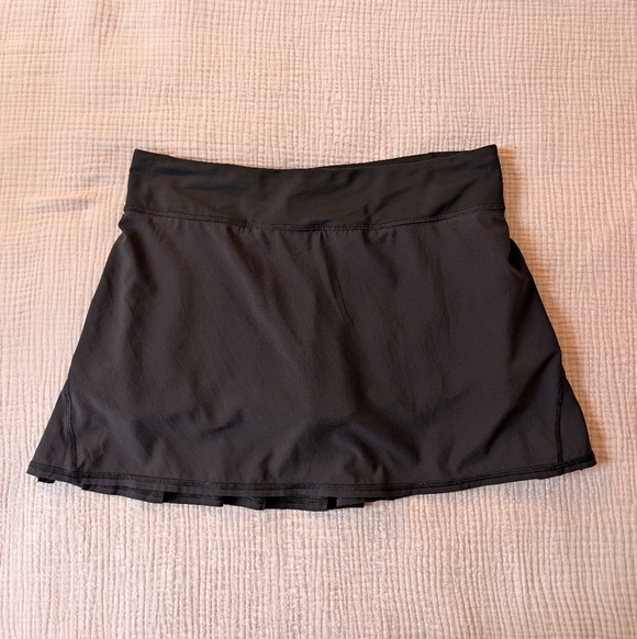 lululemon athletica Black Tiered-Back Tennis Skort - Picture 2 of 7